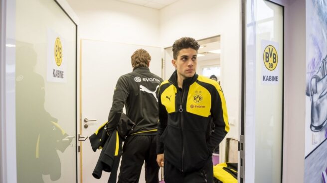 El jugador del Borussia Dortmund, Marc Bartra.