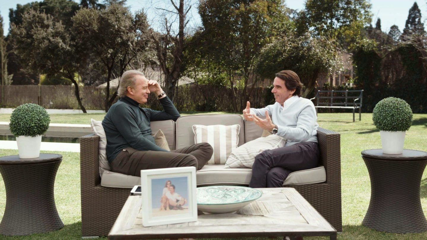 Bertín Osborne y José María Aznar