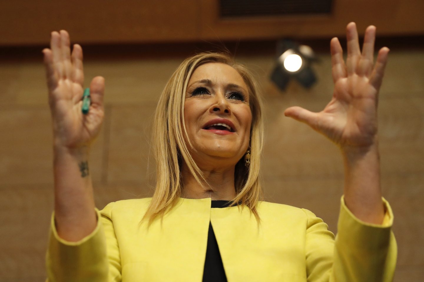 Cristina Cifuentes, presidenta de la Comunidad de Madrid.