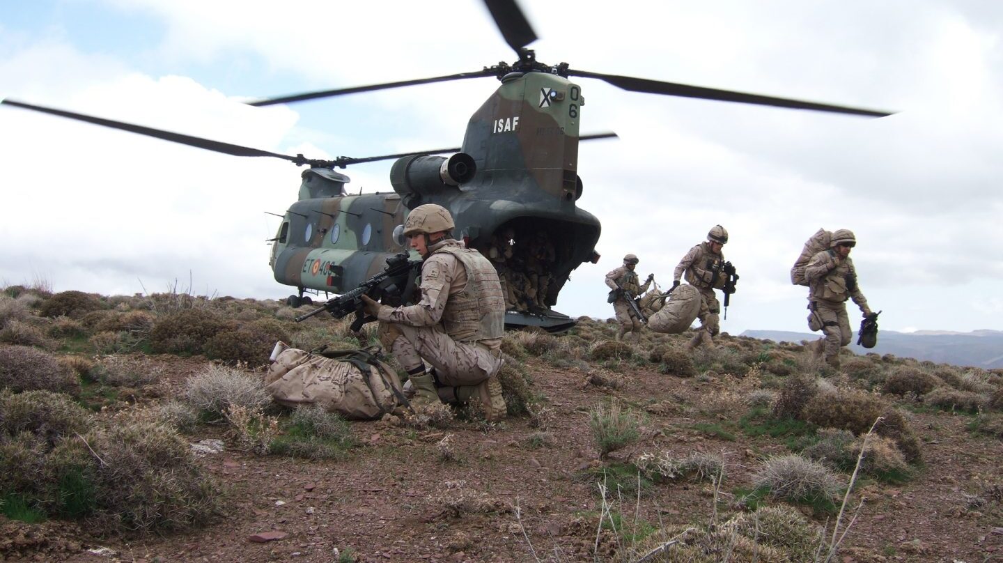 Unidades españolas en Afganistán
