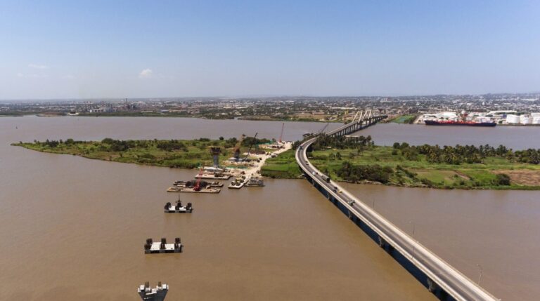 El Puente Pumarejo, en Barranquilla (Colombia), estará listo para 2018. Tendrá 2,3 kilómetros y generará 5.000 empleos.