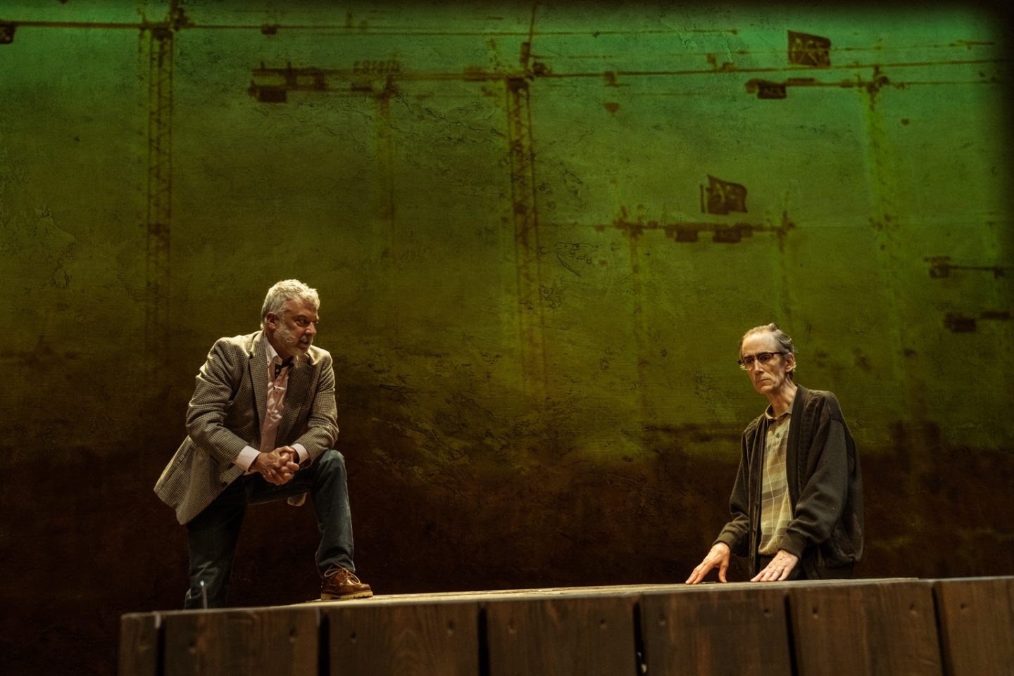 Una escena de 'En la orilla', adaptación teatral de la obra de Chirbes.