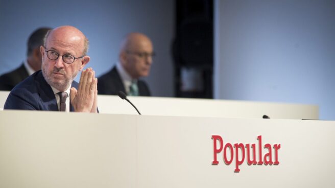 Emilio_Saracho_Popular Emilio Saracho, presidente de Popular, en la junta de accionistas del banco.