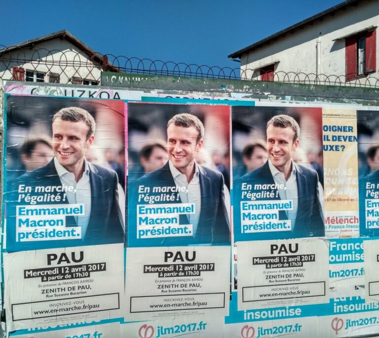 La bolsa y la deuda francesa celebran la mejora de Macron en las últimas encuestas