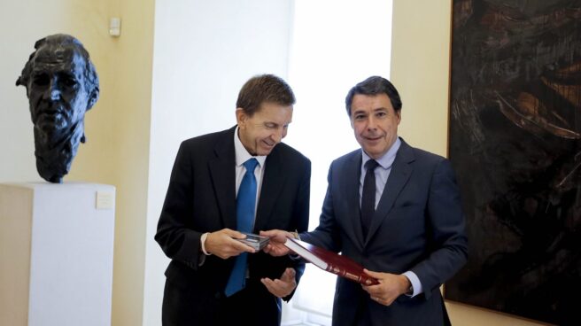 Manuel Moix e Ignacio González, en septiembre de 2014.