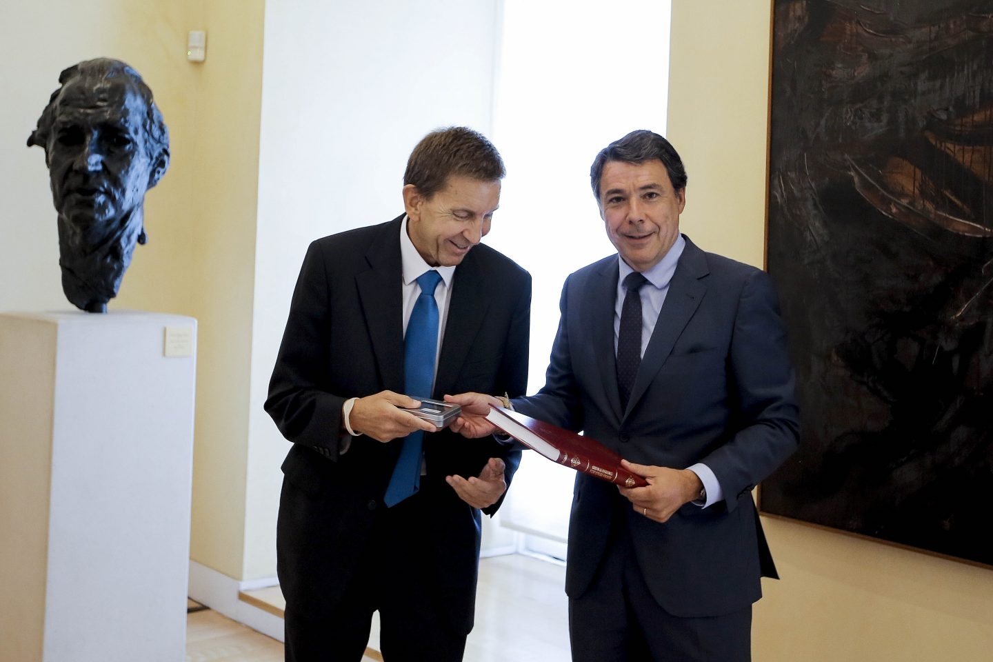 Manuel Moix e Ignacio González, en septiembre de 2014.