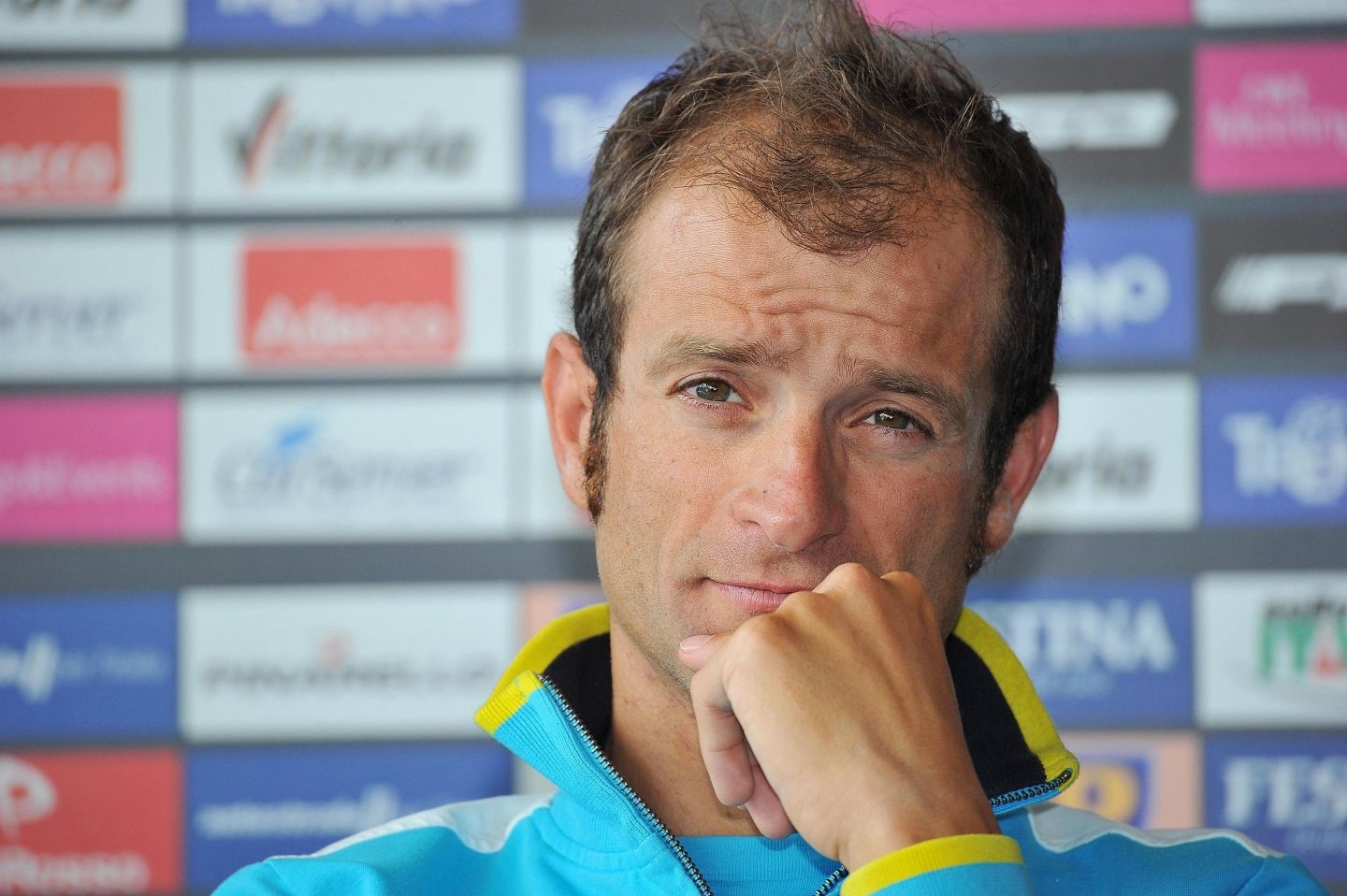 El ciclista del Astana, Michele Scarponi.