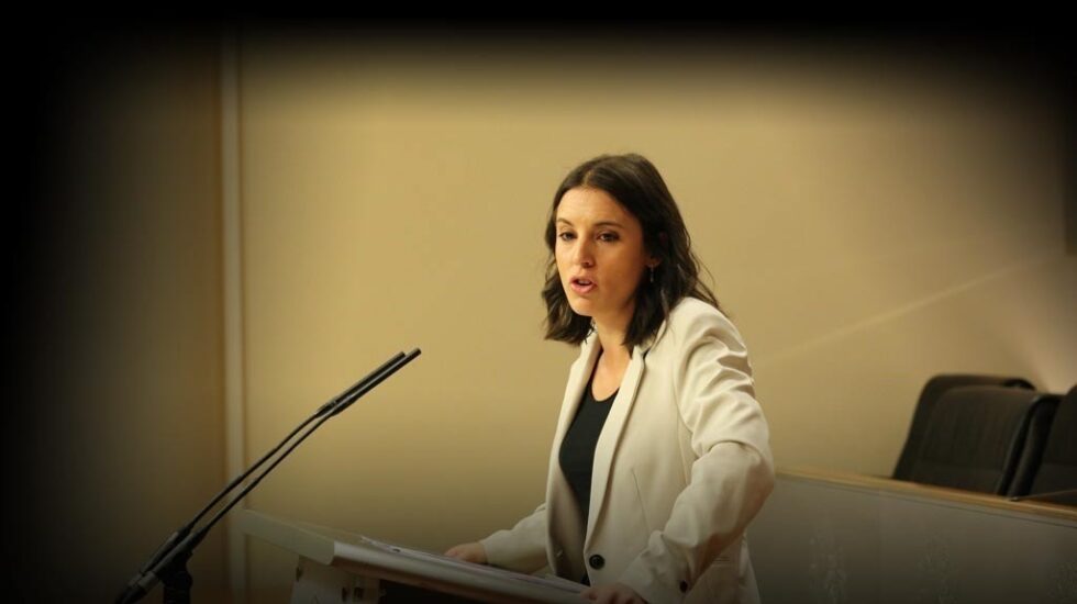 La portavoz parlamentaria de Unidos Podemos, Irene Montero.