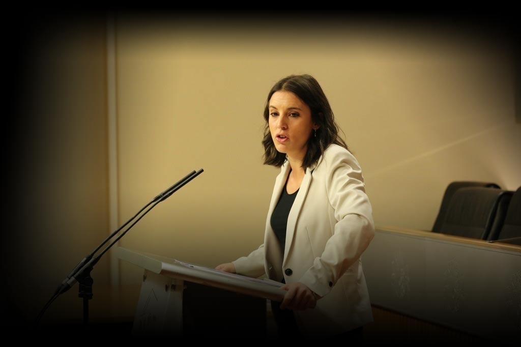 La portavoz parlamentaria de Unidos Podemos, Irene Montero.