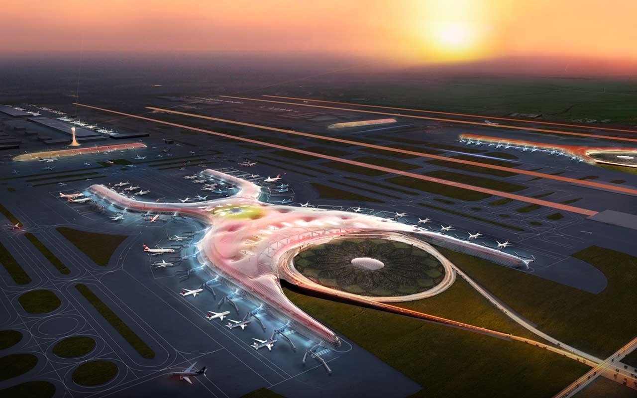 El futuro nuevo aeropuerto de Ciudad de México.