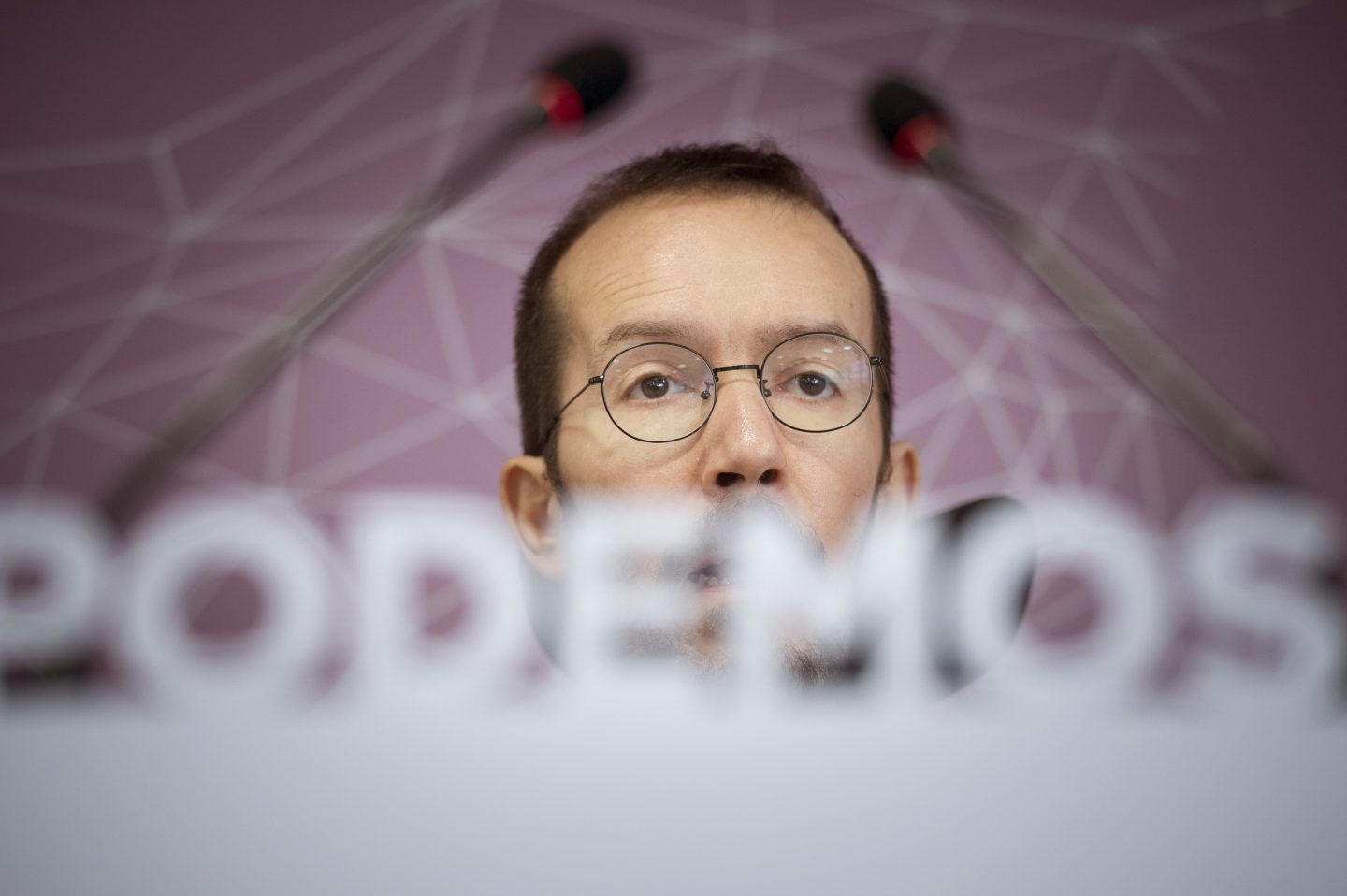 El secretario de Organización de Podemos, Pablo Echenique.