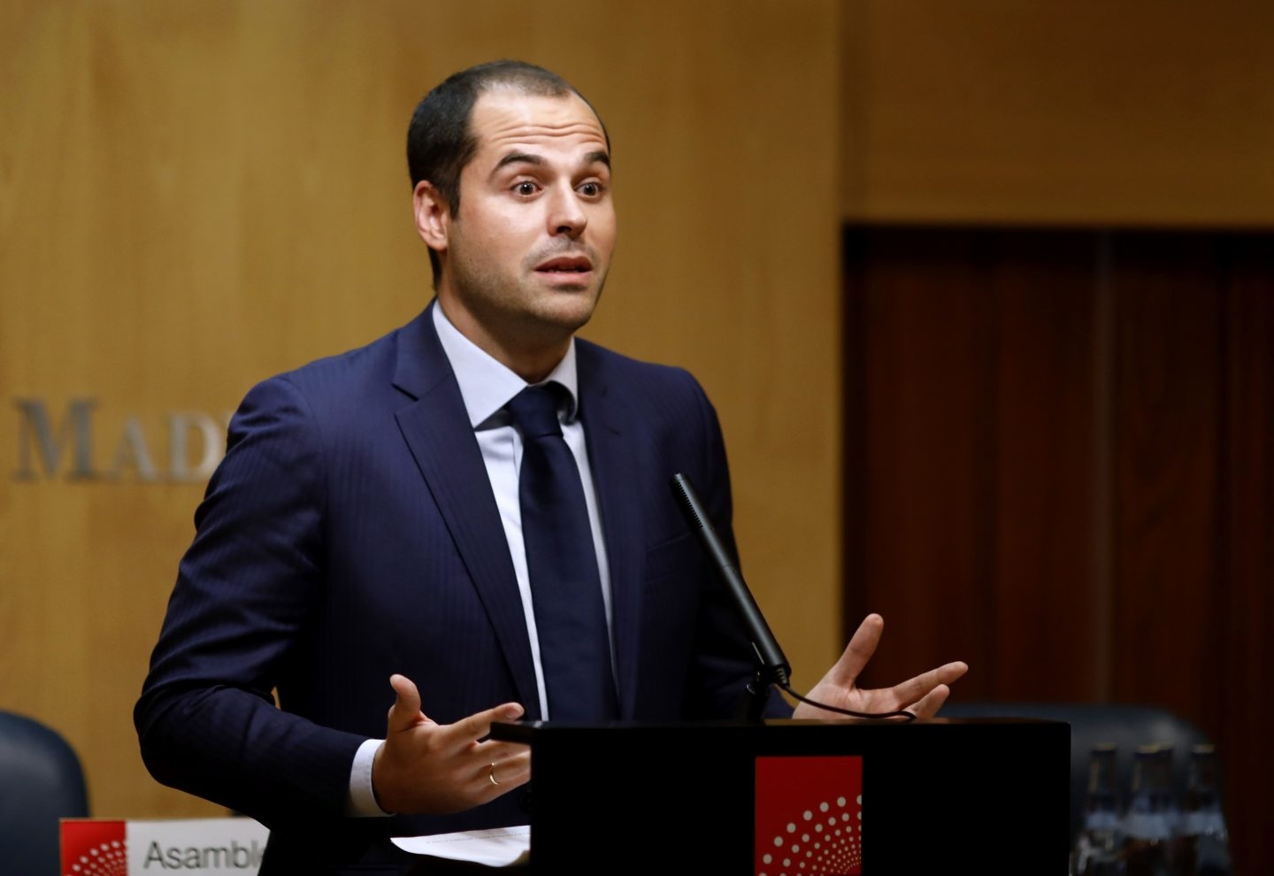 El portavoz de Ciudadanos en la Asamblea de Madrid, Ignacio Aguado.