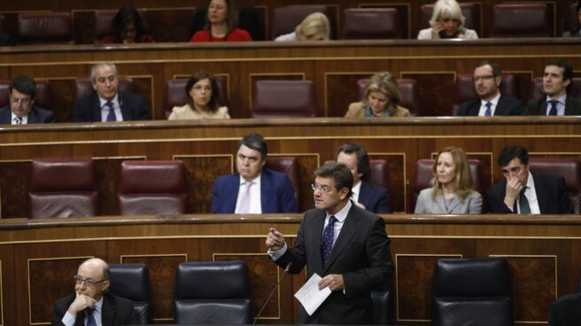 El ministro de Justicia, Rafael Catalá, durante la sesión de control al Gobierno del pasado miércoles.