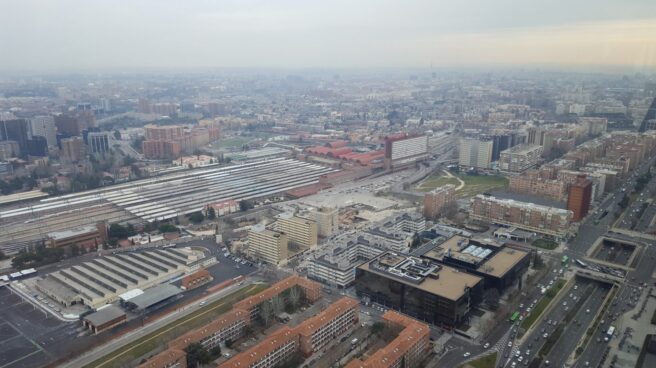 Vista desde las Cuatro Torres de Madrid. Vista desde las Cuatro Torres de Madrid.