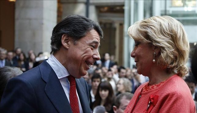 espe Ignacio González y Esperanza Aguirre