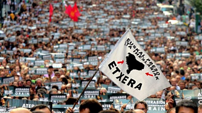 Una manifestación de apoyo a ETA.
