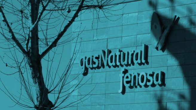 Logo de Gas Natural Fenosa en su sede de Madrid.
