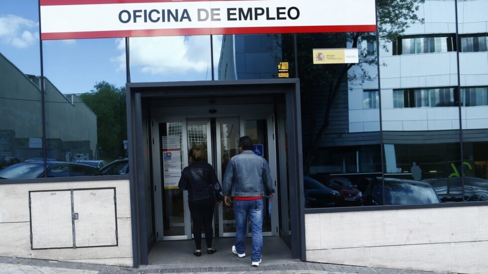 Una oficina de empleo en Madrid. Archivo.