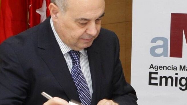 José Martínez Nicolás, en un acto público durante su etapa como alto cargo de la Comunidad de Madrid.