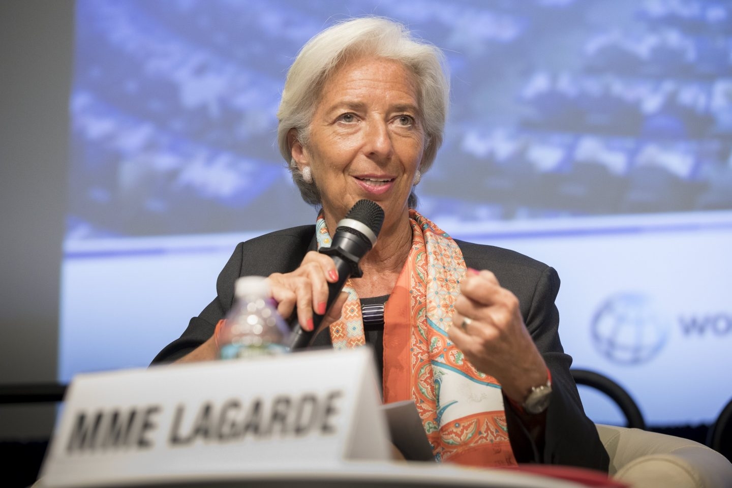 Christine Lagarde.