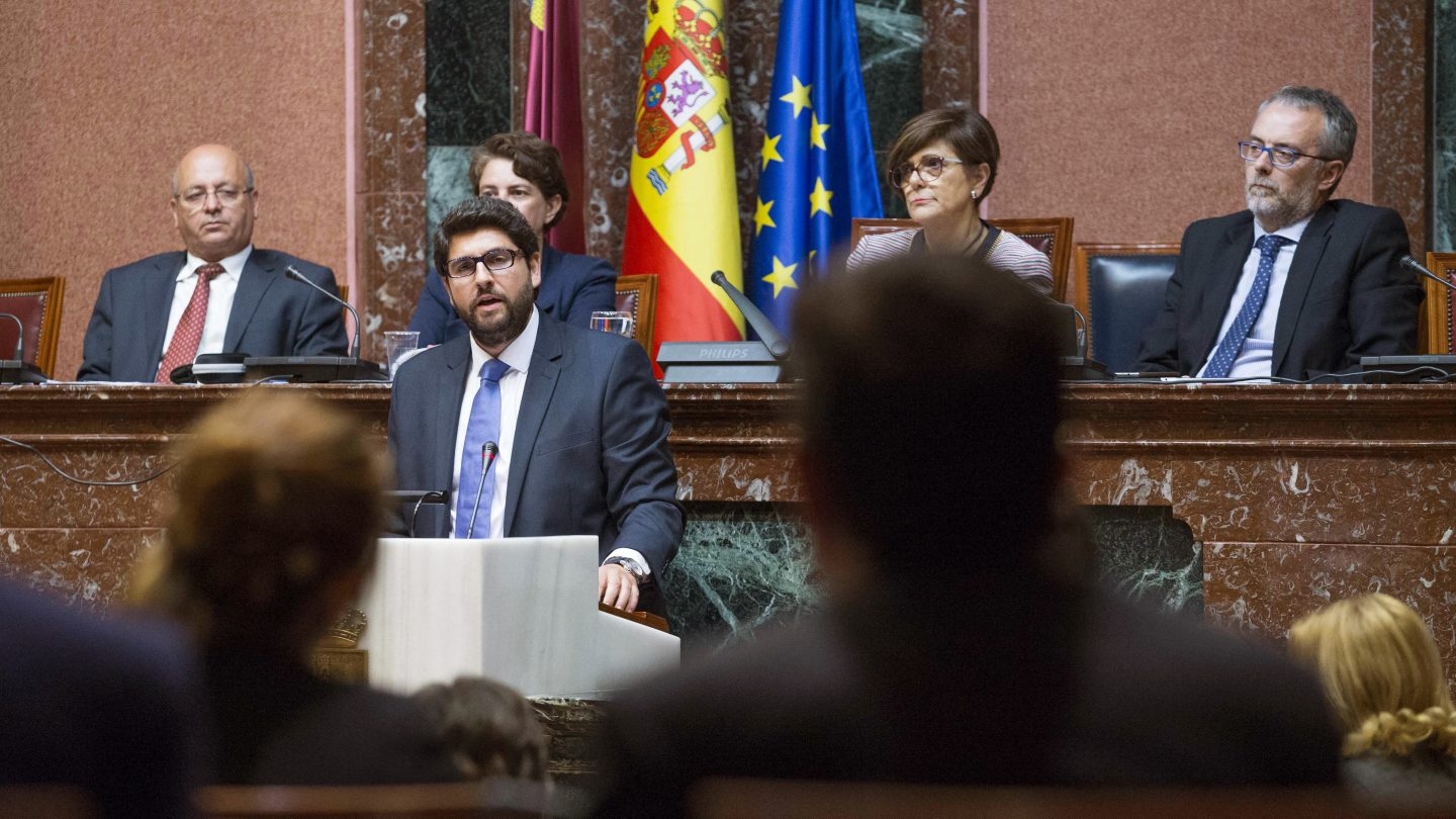 Fernando López Miras, presidente de Murcia.