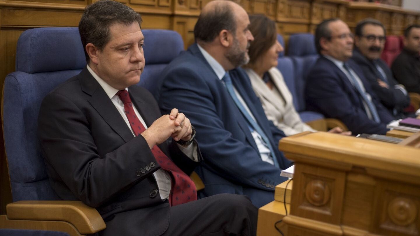 Emiliano García Page, en un momento del pleno.