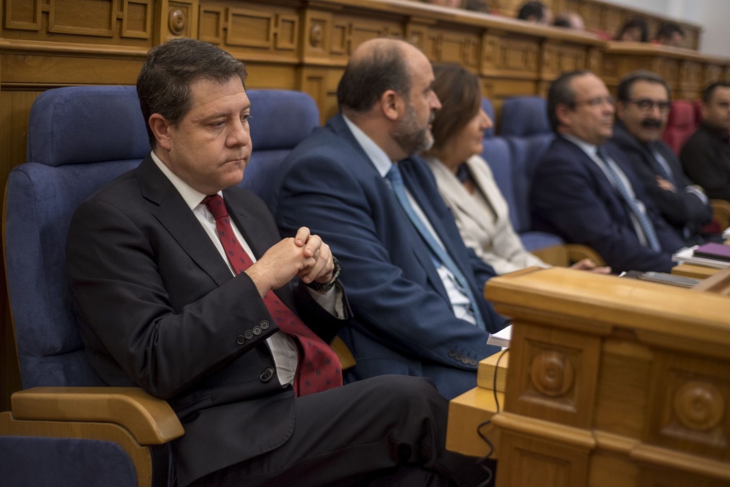 Emiliano García Page, en un momento del pleno.