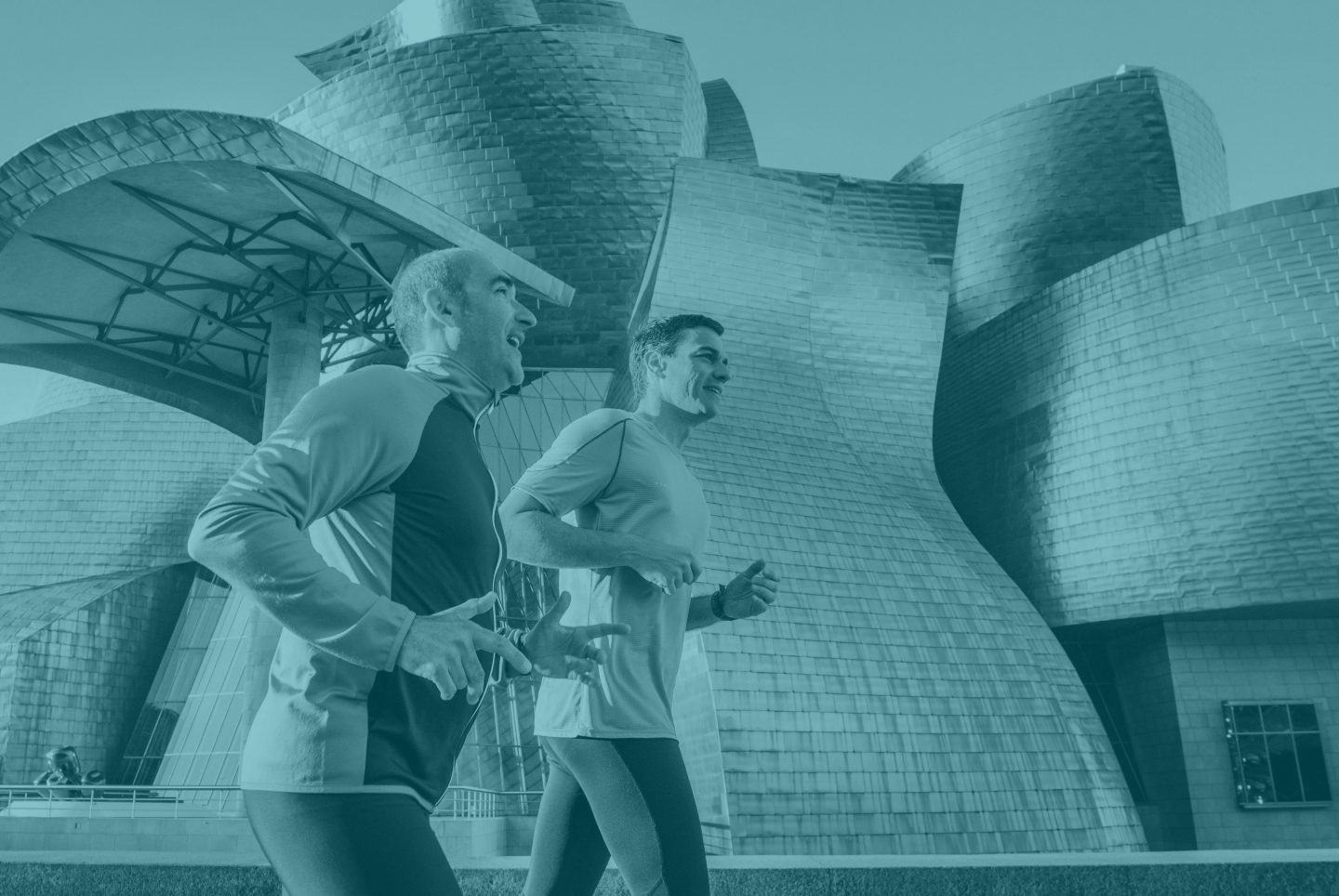 Pedro Sánchez, haciendo 'running' en Bilbao.