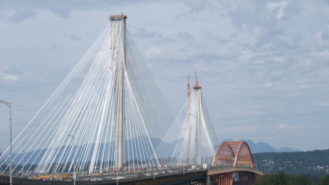 Autopista de Abertis en Canadá. Puente Newport Pell en Rhode Island (EEUU), cuya autopista de peaje gestiona Abertis.