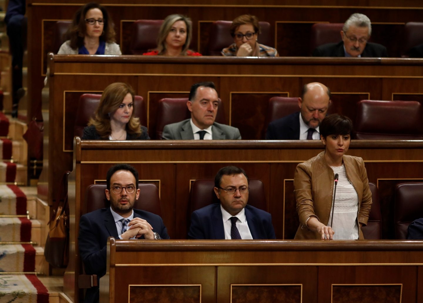 Miembros del grupo Parlamentario del PSOE.