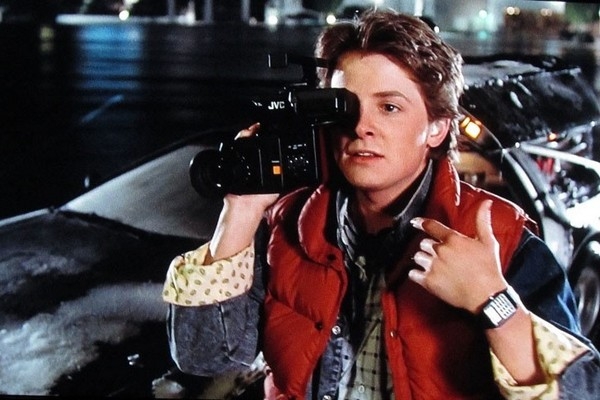 Michael J. Fox en el papel de Marty McFly, en "Regreso al futuro".