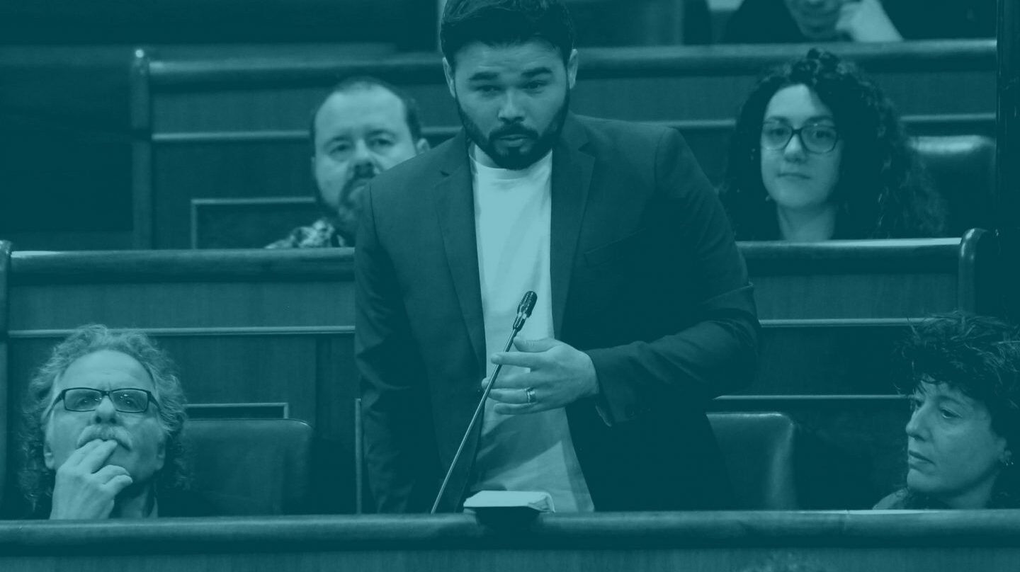 El portavoz ERC, Gabriel Rufián.