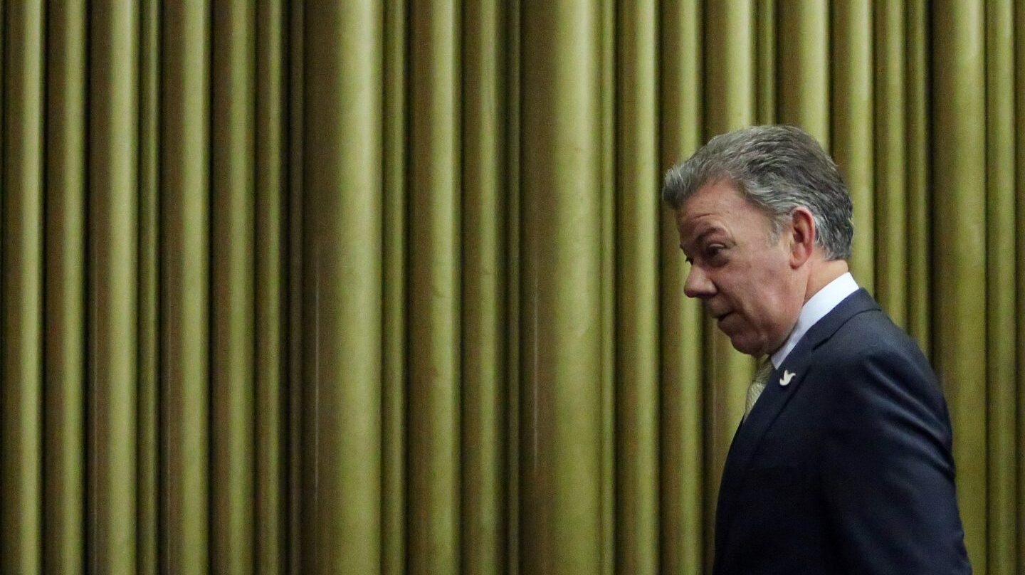 El presidente de Colombia, Juan Manuel Santos.