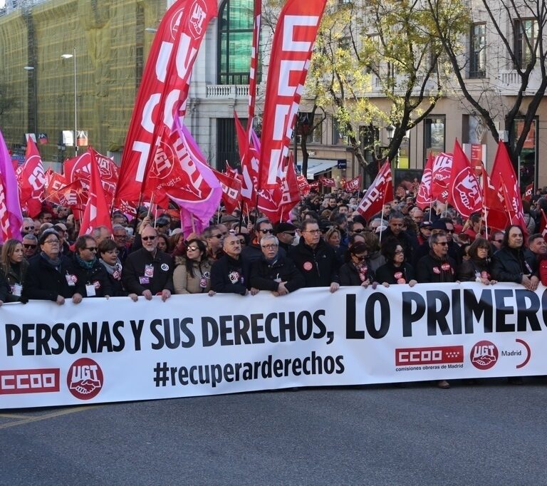 Los sindicatos salen a la calle para exigir salarios y empleos dignos