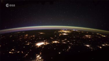 Así se ve una tormenta eléctrica desde la Estación Espacial Intenacional