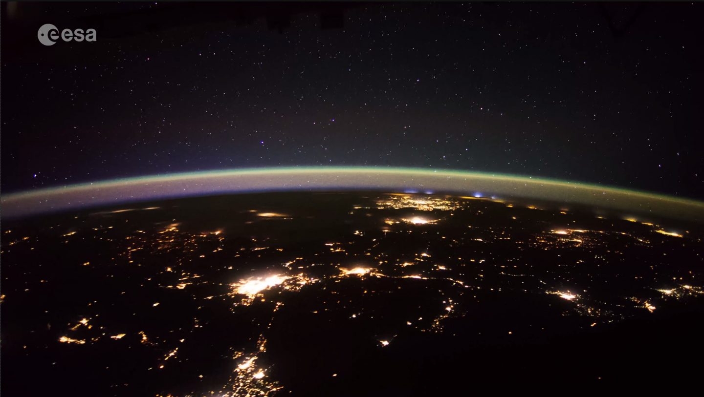 Así se ve una tormenta eléctrica desde la Estación Espacial Intenacional