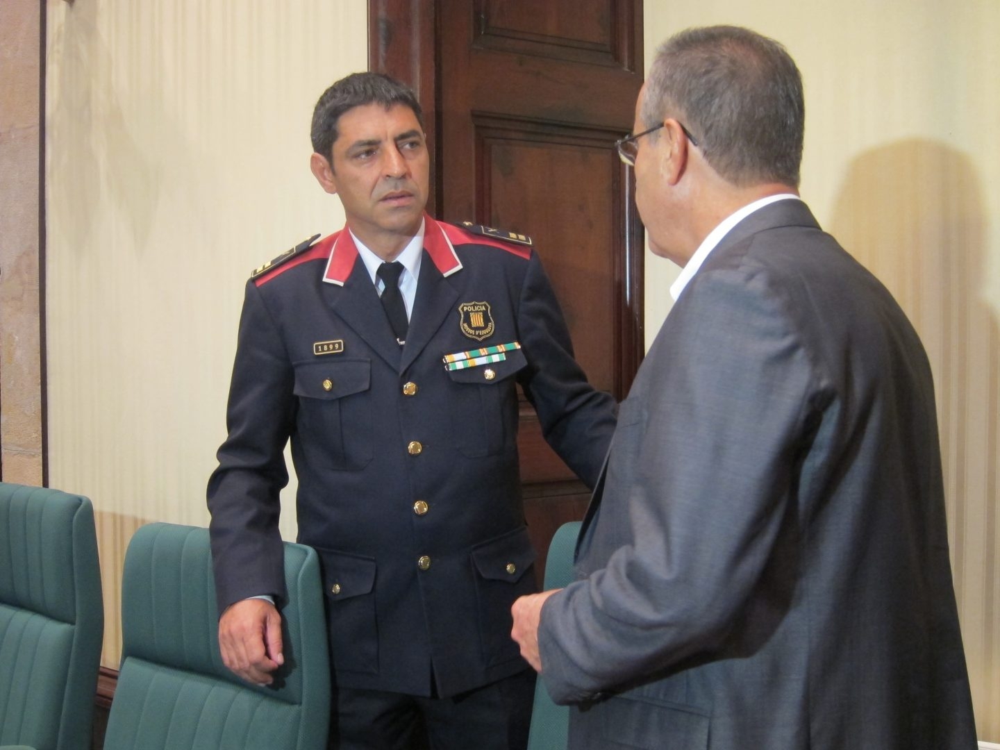 Josep Lluís Trapero, mayor de los Mossos d'Esquadra.