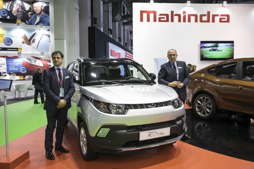 De la mano de la marca india Mahindra llega una auténtica novedad a nivel europeo, el Mahindra KUV 100, un pequeño todoterreno de 3,67 m de longitud. Incorpora motores diésel y gasolina de 82 CV y 77 CV, respectivamente.