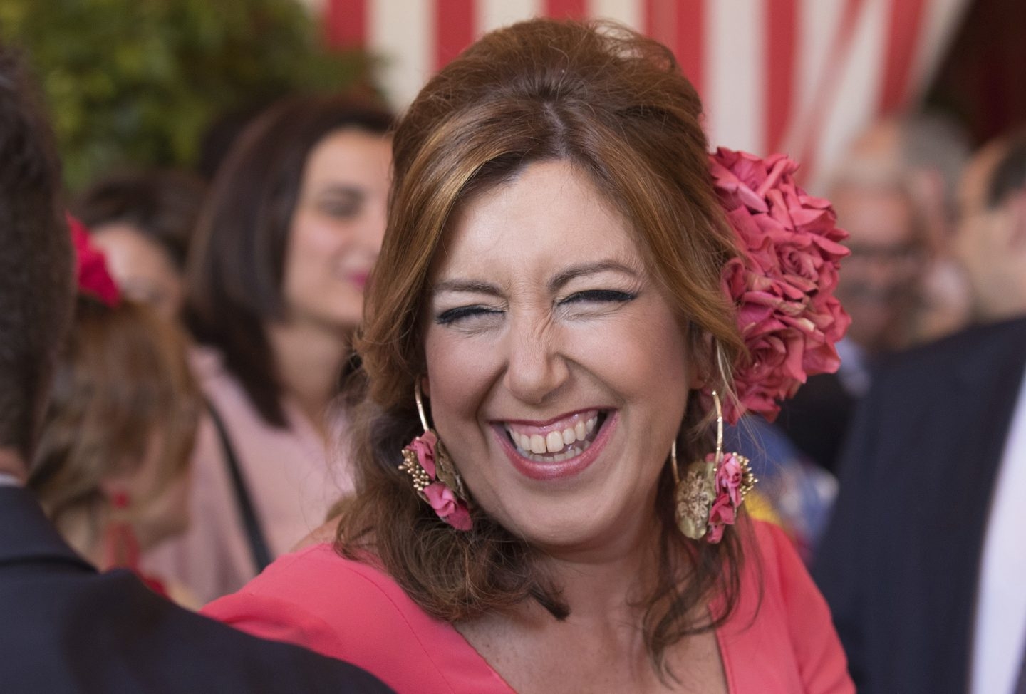 Susana Díaz, en la Feria de Sevilla.