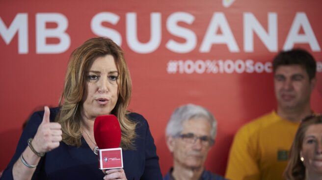 Susana Díaz La socialista Susana Díaz, en el acto de este sábado en Barcelona.