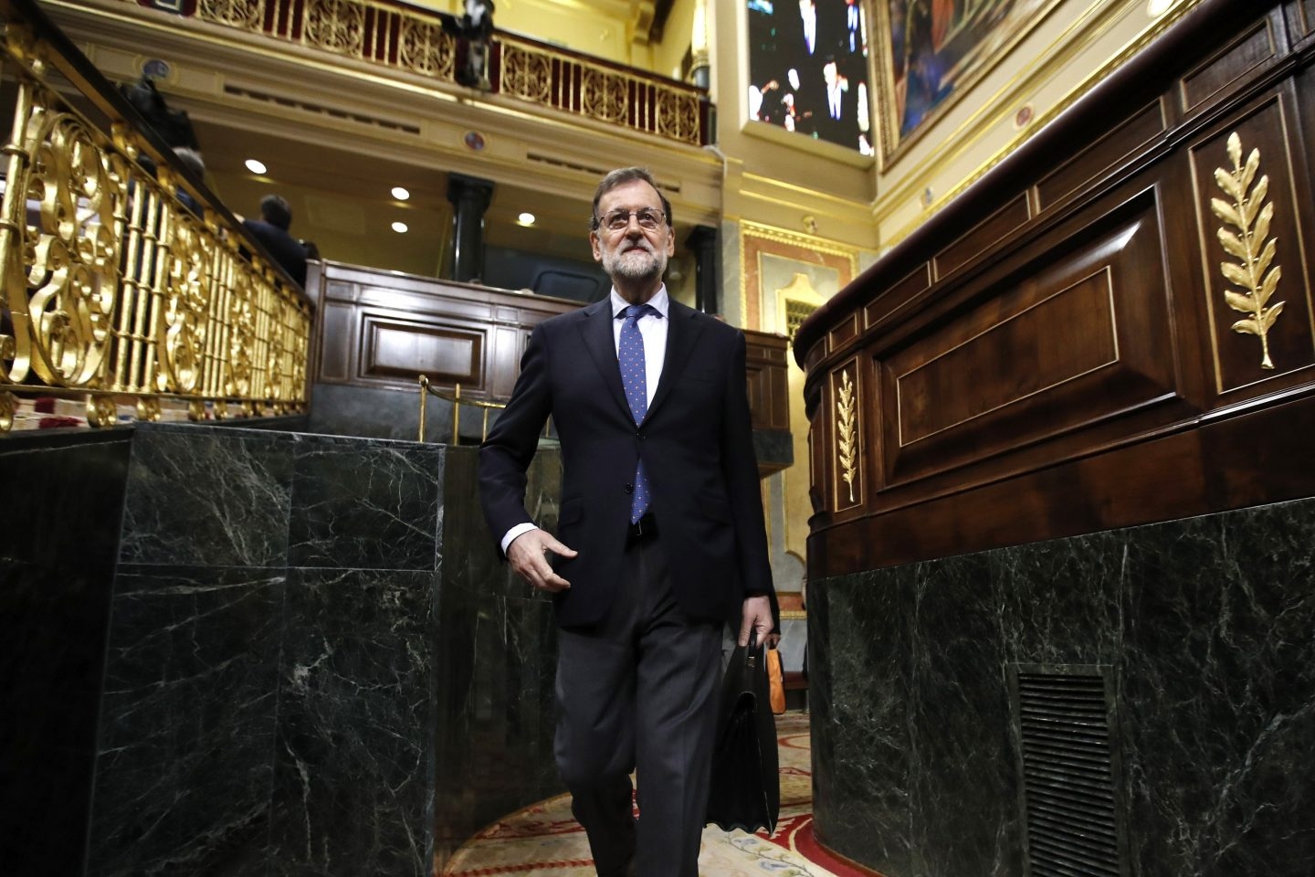 Mariano Rajoy entra en la Cámara.