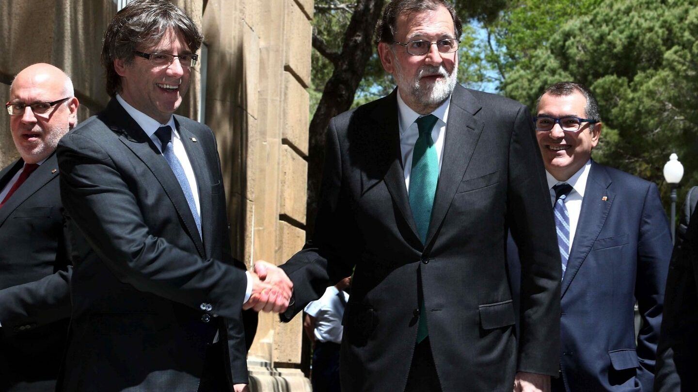 Carles Puigdemont y Mariano Rajoy