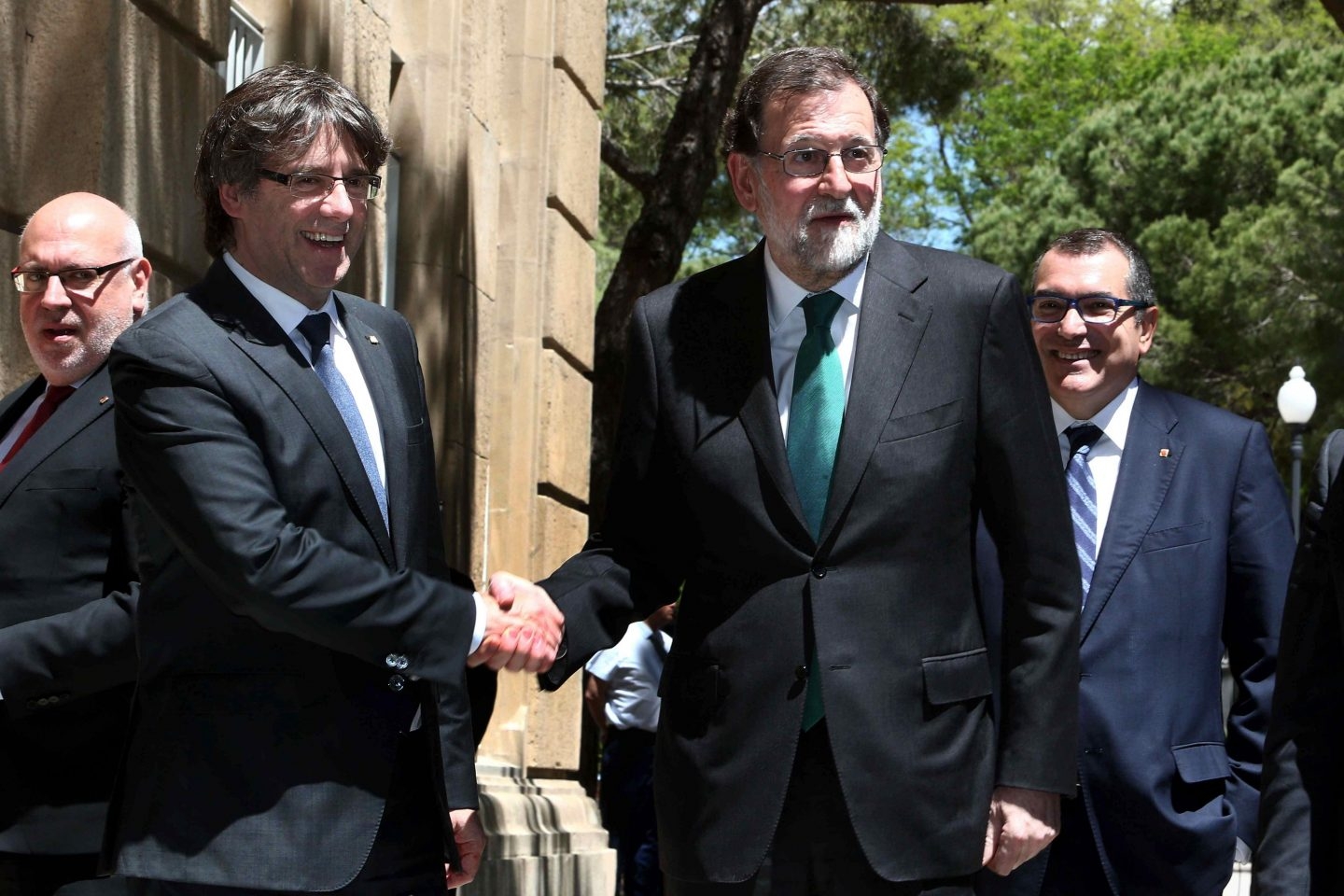 Carles Puigdemont y Mariano Rajoy