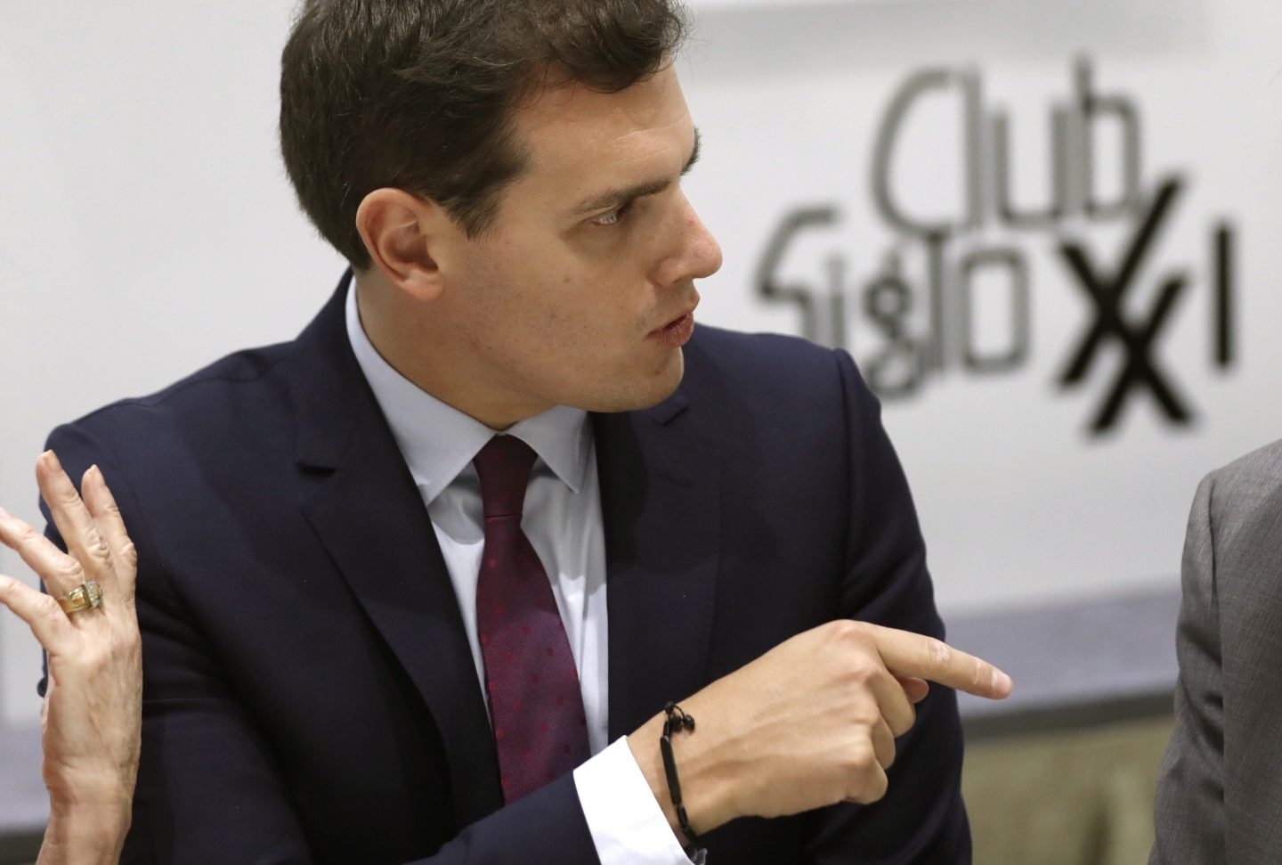 Albert Rivera en el Club Siglo XXI