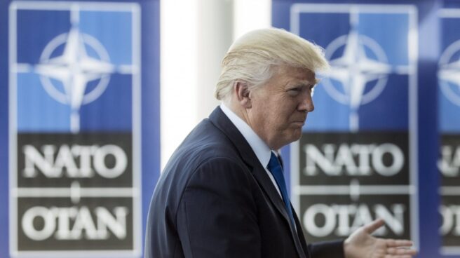 Donald Trump, en la cumbre de la Otan.