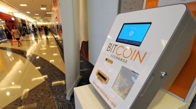 Bitcoin Cajero para el cambio de Bitcoins, en Japón.