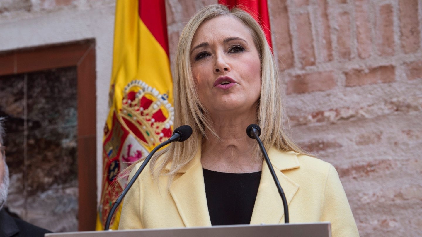 La presidenta de la Comunidad de Madrid, Cristina Cifuentes.