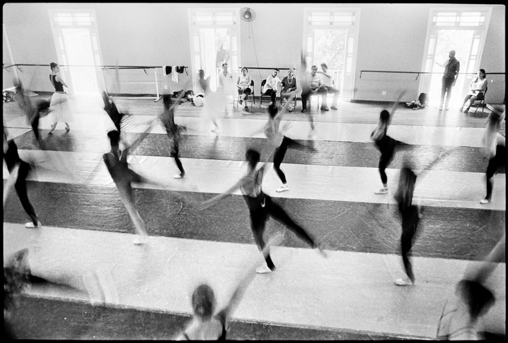 Ballet Nacional de Cuba por Elliot Erwitt.