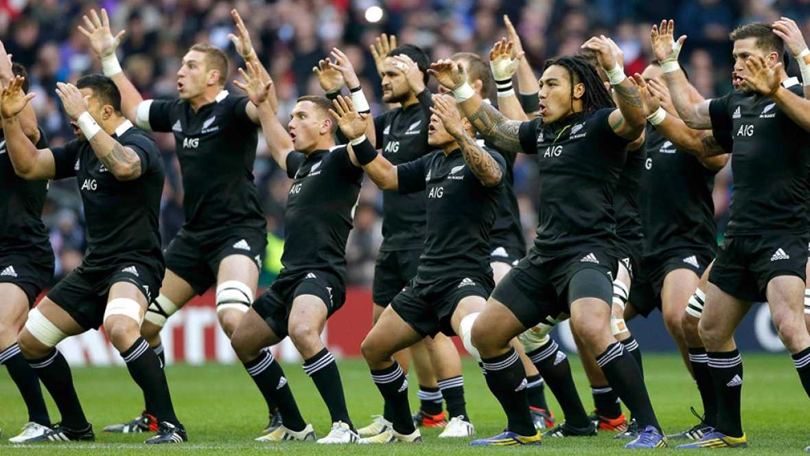 Una de las Haka de los All Blacks.