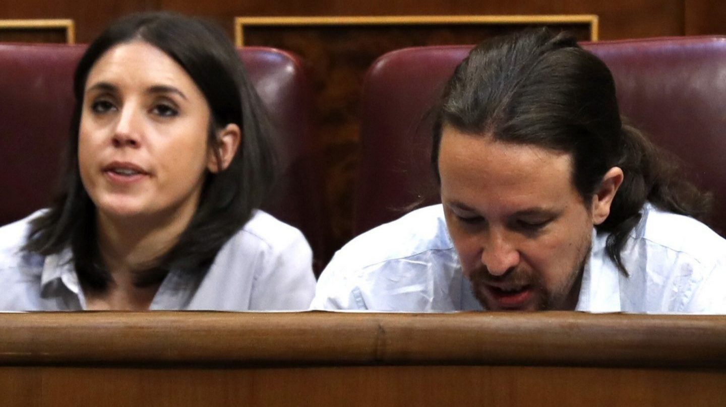 Irene Montero y Pablo Iglesias llevarán el peso de la moción